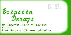 brigitta darazs business card